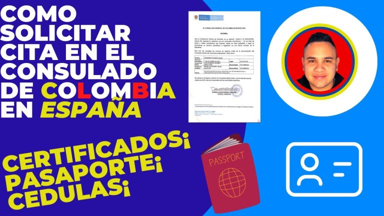 Solicitud de cédula en Consulado Colombia Barcelona