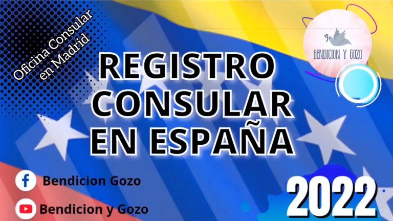 Inscripción consular en Consulado de Venezuela, Barcelona