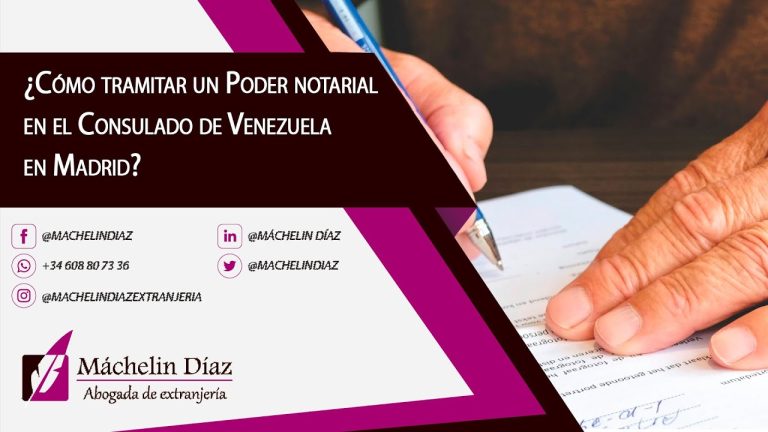 Consulado Venezuela Barcelona: Modelo para Poder Legal