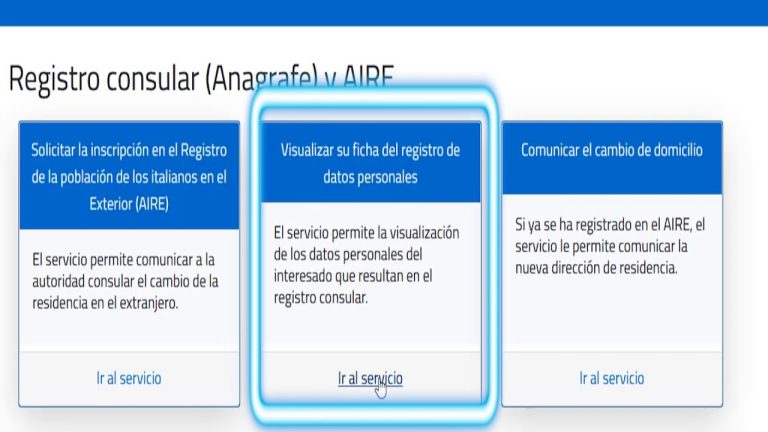 Registro de Cuenta Corriente en Consulado Italiano de Barcelona