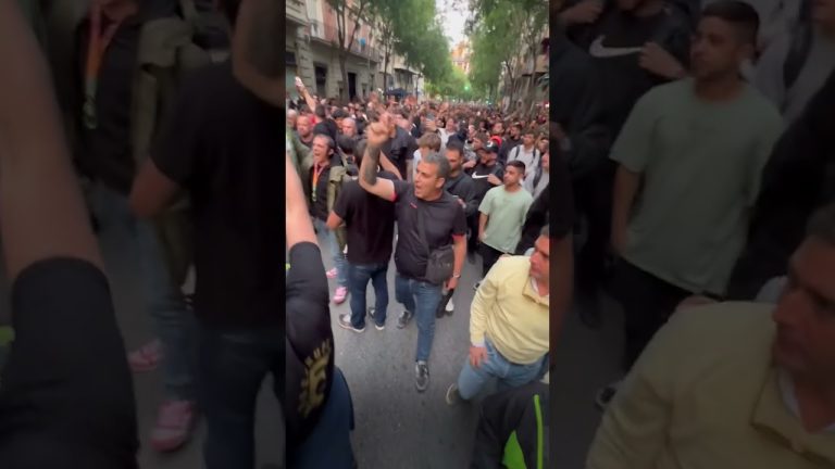 Manifestación en Barcelona hoy frente al consulado